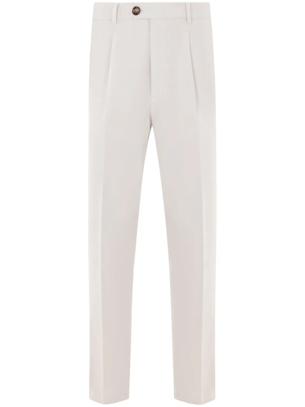 Brunello Cucinelli pleat-detail trousers | White | Image 1