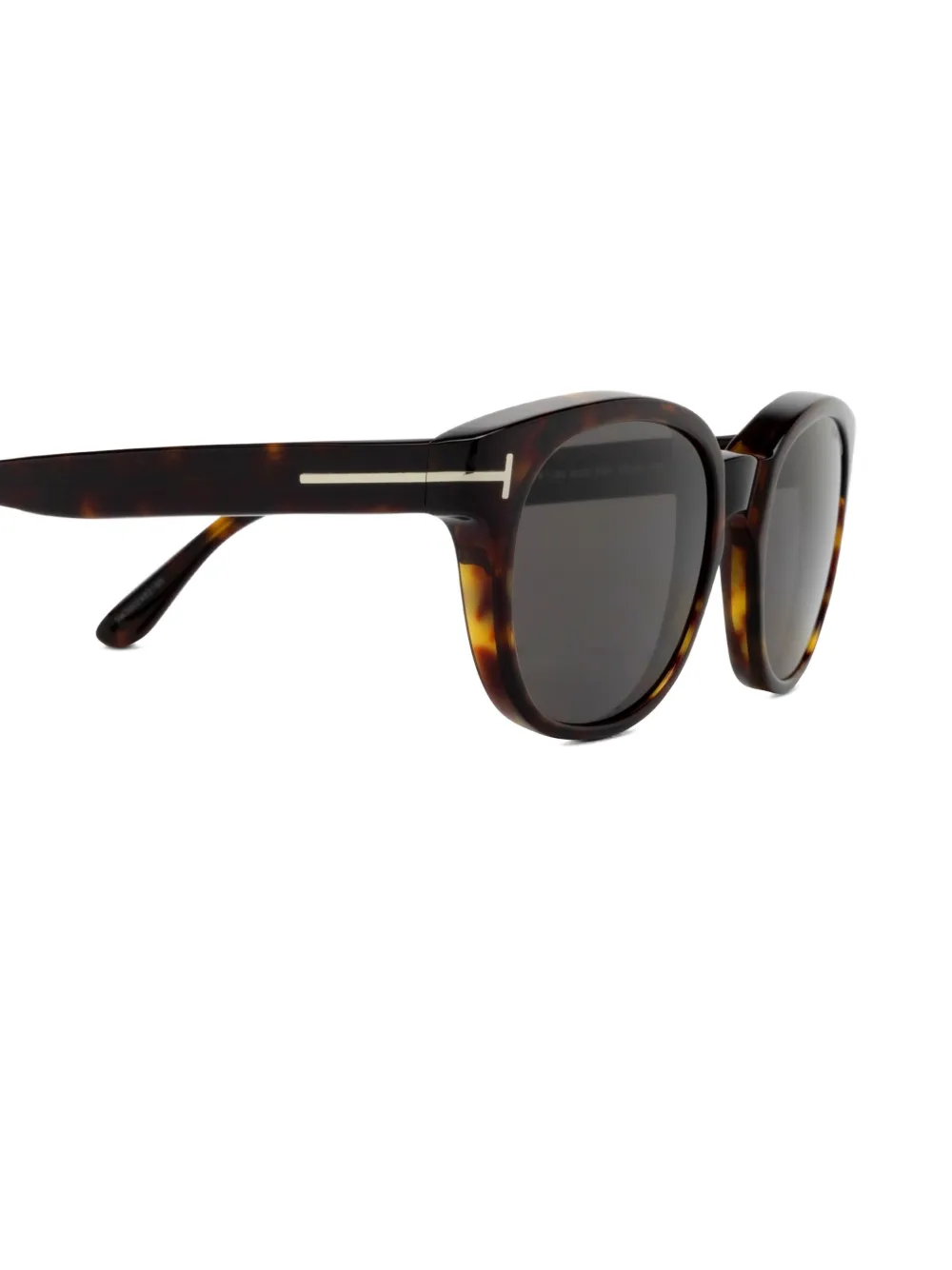 TOM FORD Eyewear Zonnebril met schildpadschild-design Bruin