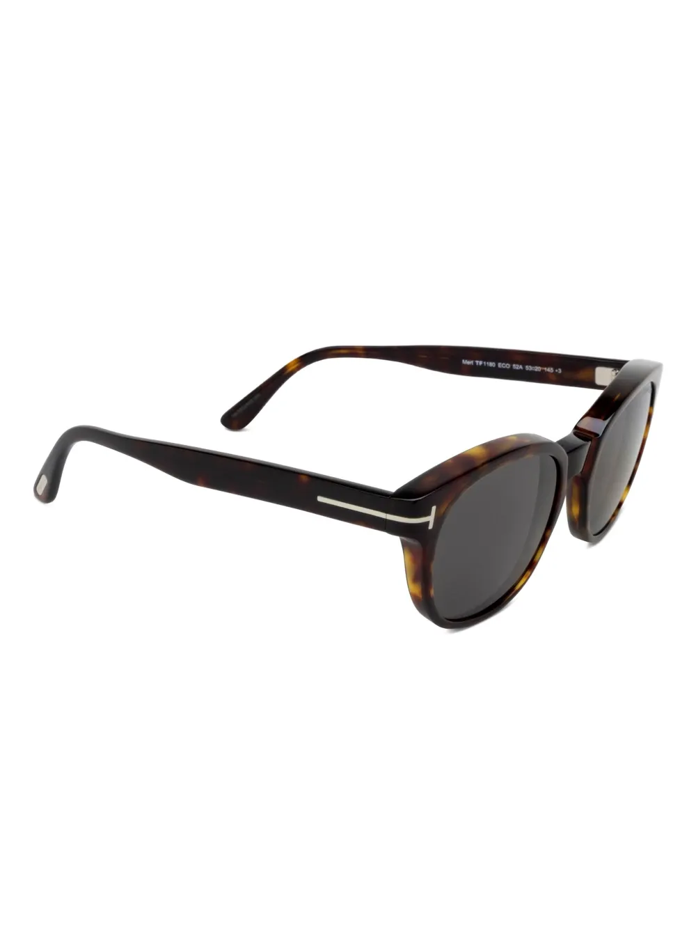 TOM FORD Eyewear Zonnebril met schildpadschild-design Bruin