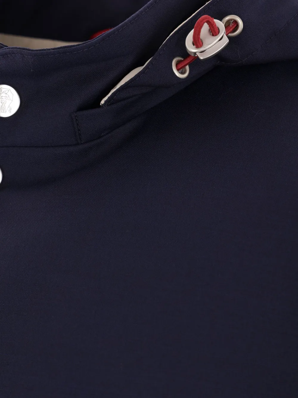 Brunello Cucinelli Gilet met capuchon Blauw