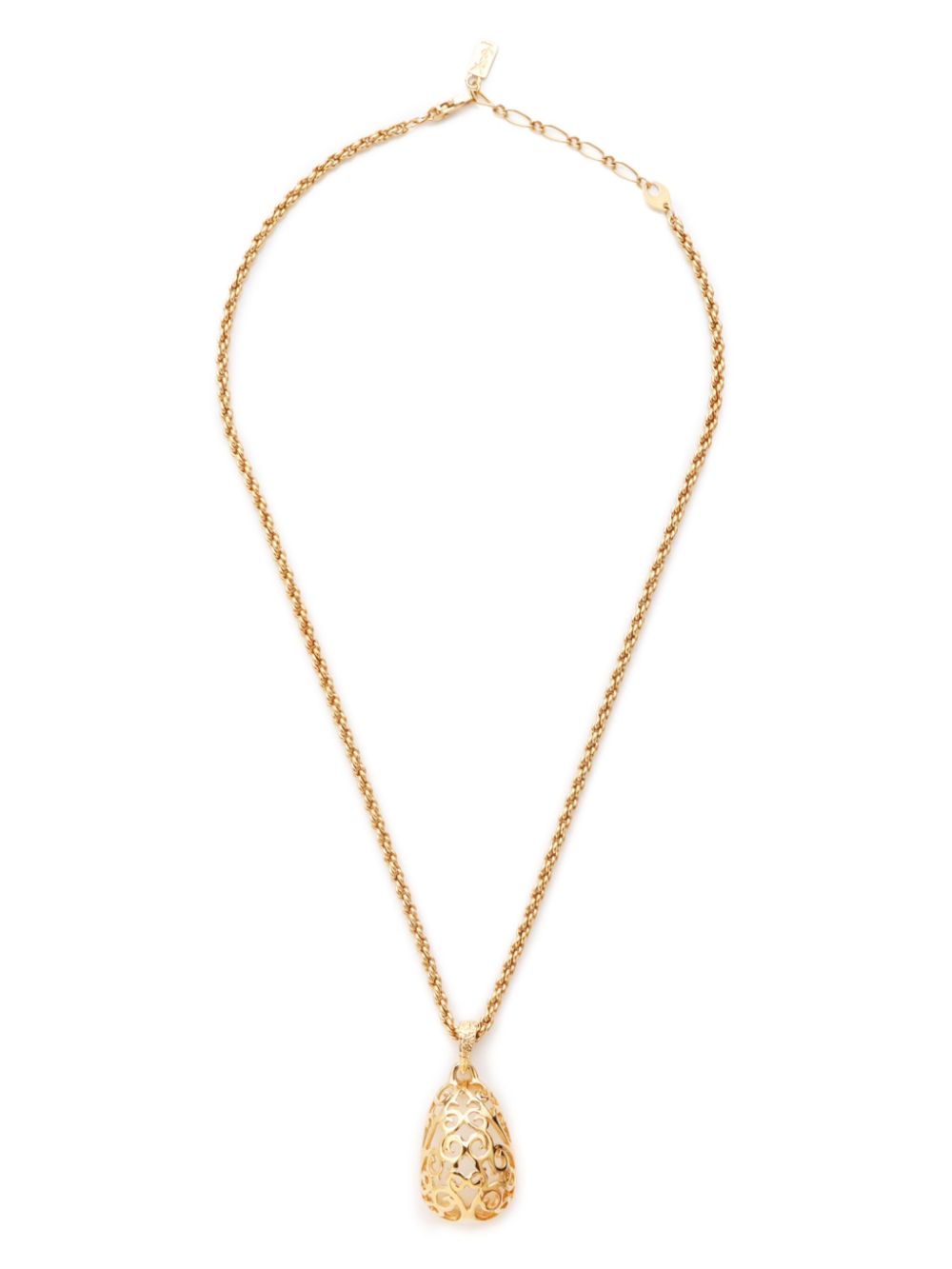 Saint Laurent Pre-Owned 1990s pendant necklace - Gold