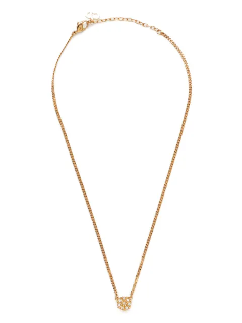 Christian Dior Pre-Owned 1990-2000s rhinestone pendant necklace