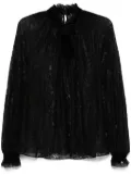 NISSA lace blouse - Black