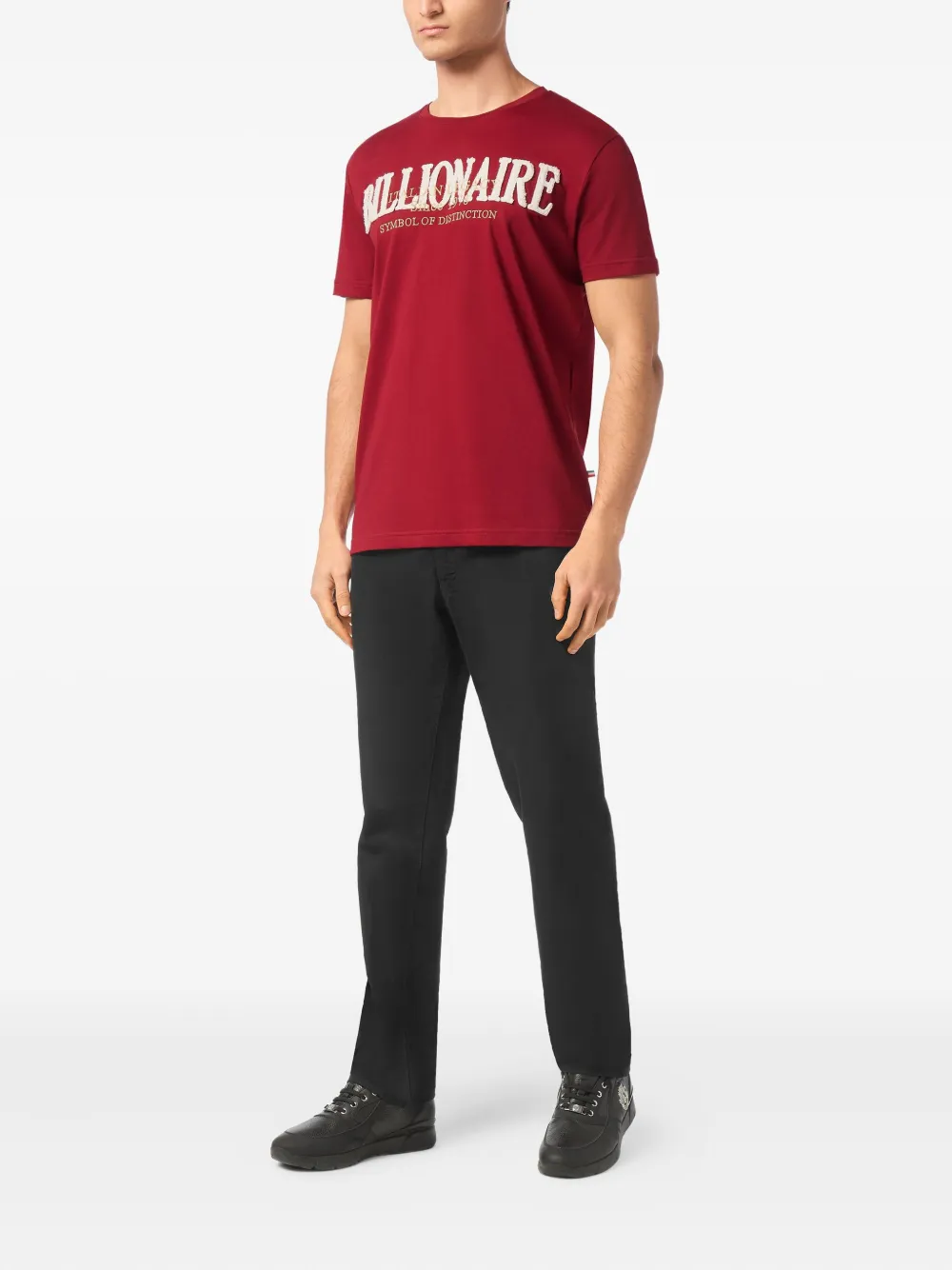 Billionaire T-shirt met ronde hals - Rood