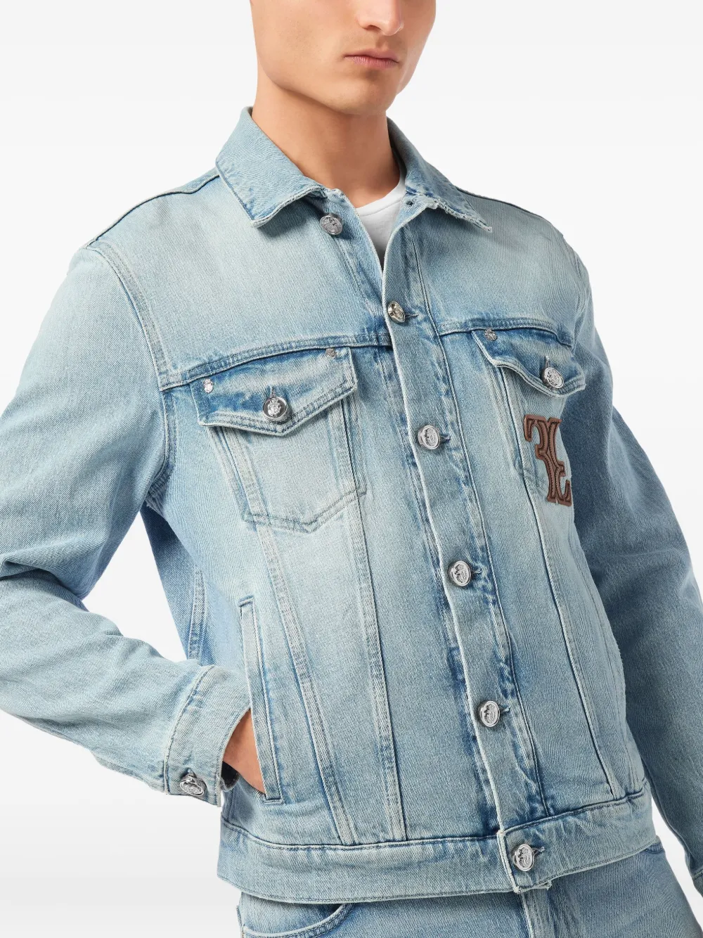 Billionaire Denim jack Blauw