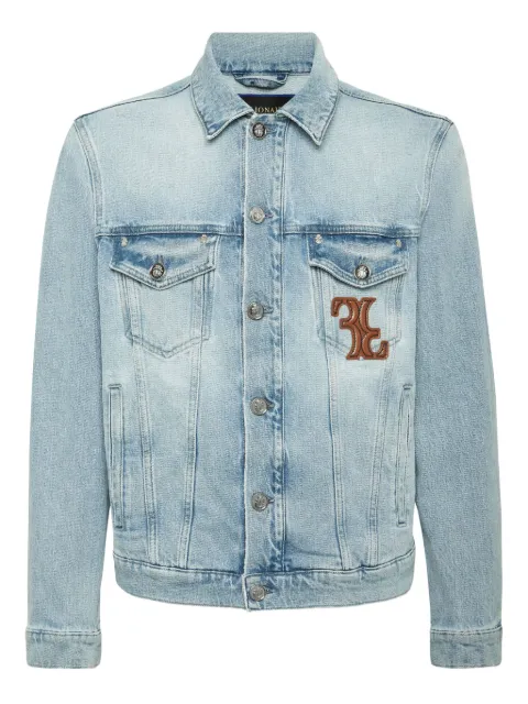 Billionaire logo-appliqué denim jacket