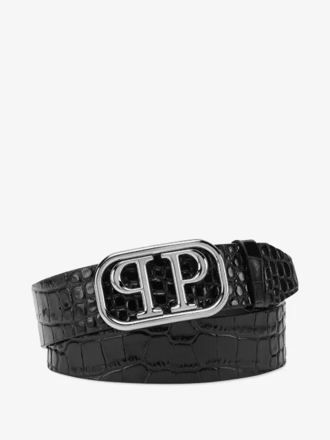 Philipp Plein cinturón Shiny Skull