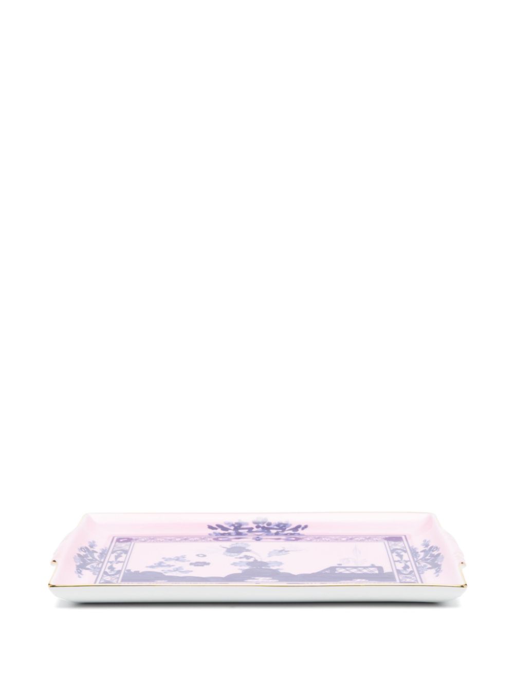 GINORI 1735 Azalea-pattern tray (15cm x 20cm) - Roze