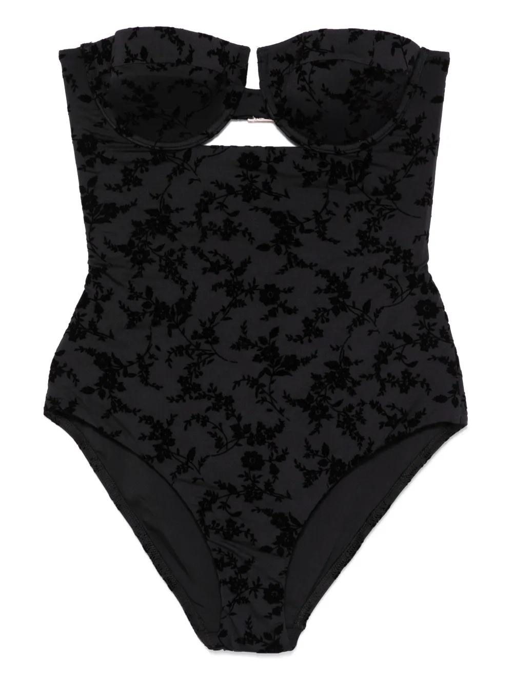 Shop Zimmermann Wylie Swimsuit In Black