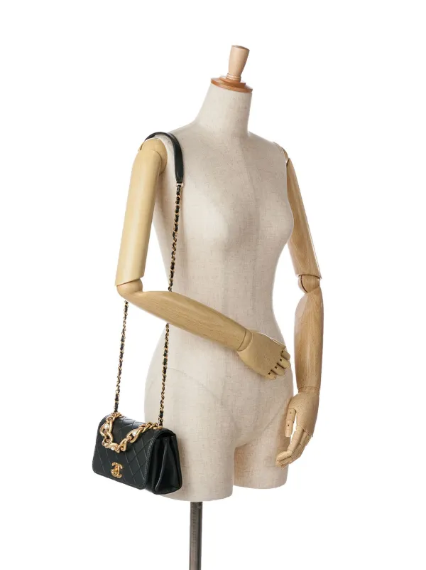 CHANEL Pre-Owned 2021-2023 フラップ キルティング カーフ