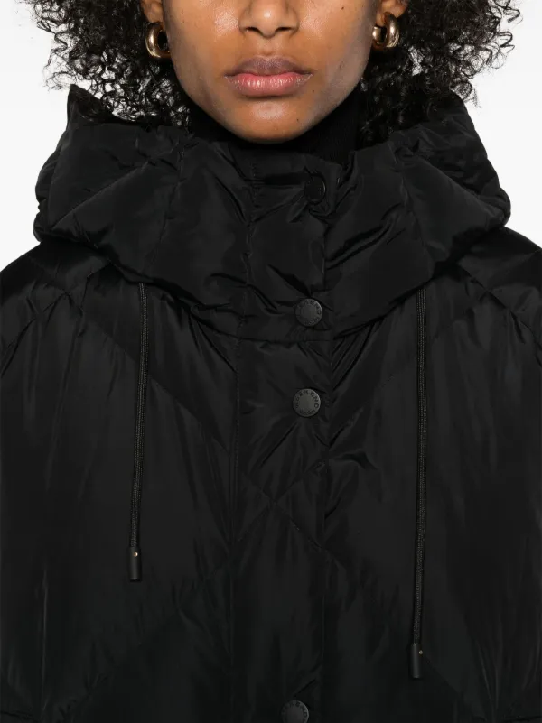 ダウンジャケット・コート MAX MARA 24FW Black Hooded Long Down Jacket GUELFO 004 Weekend Max Mara Guelfo Coat | Black | FARFETCH CA