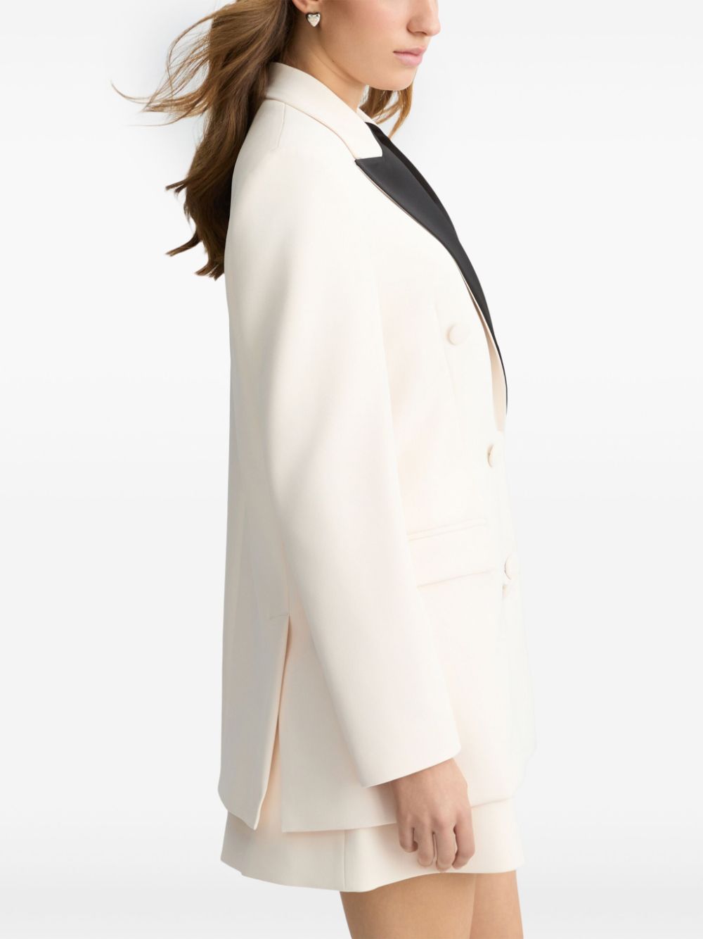 LIU JO double-breasted blazer Wit