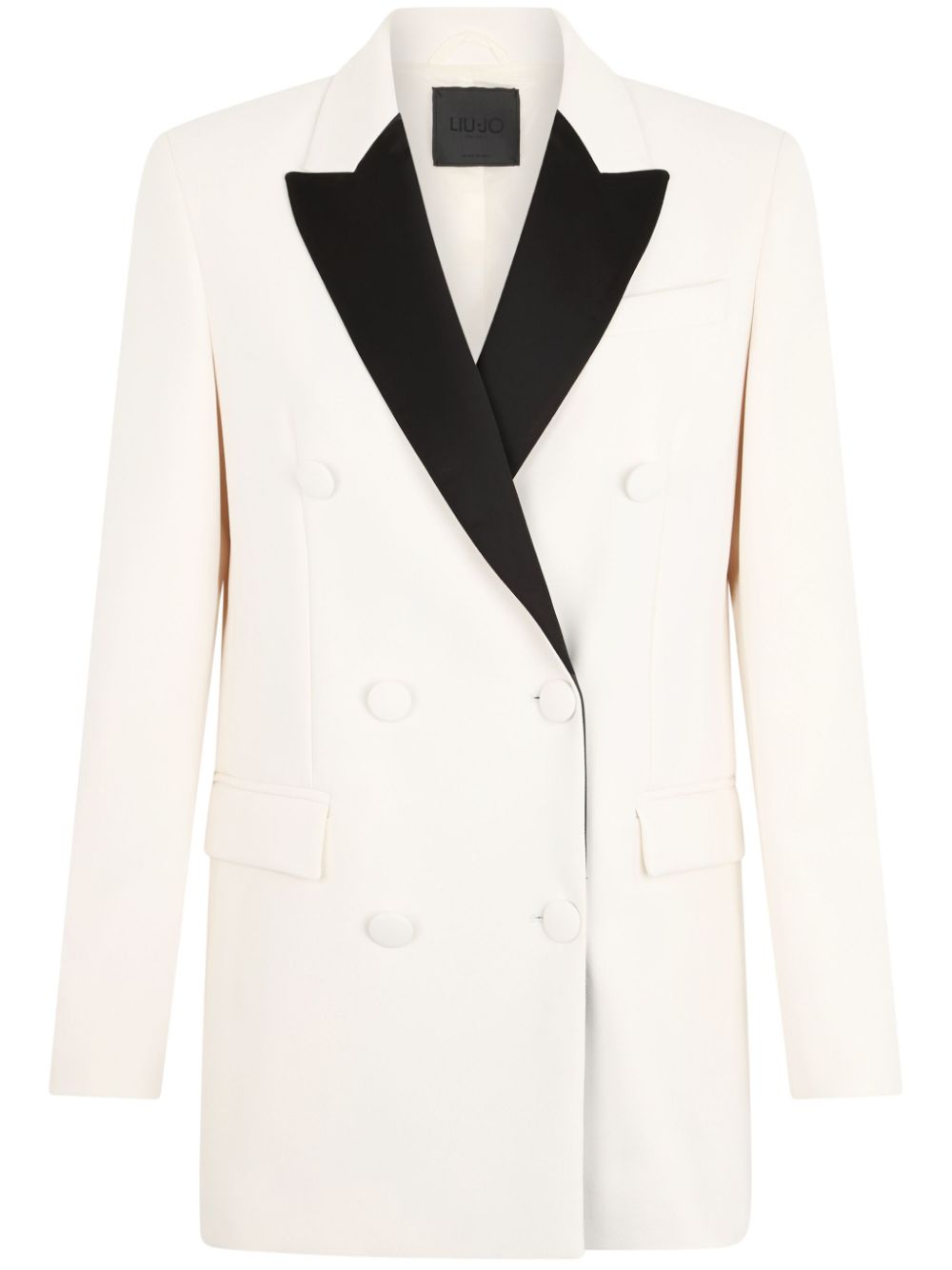 LIU JO double-breasted blazer Wit