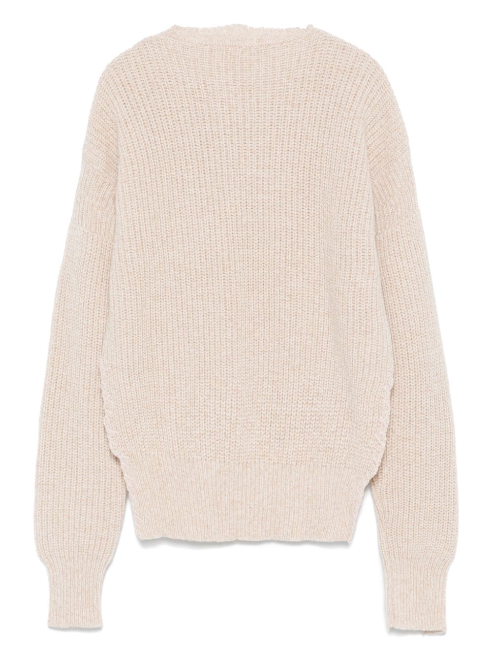 Marni logo-embroidered sweater - Bruin