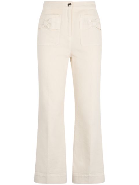 LIU JO pressed-crease trousers 