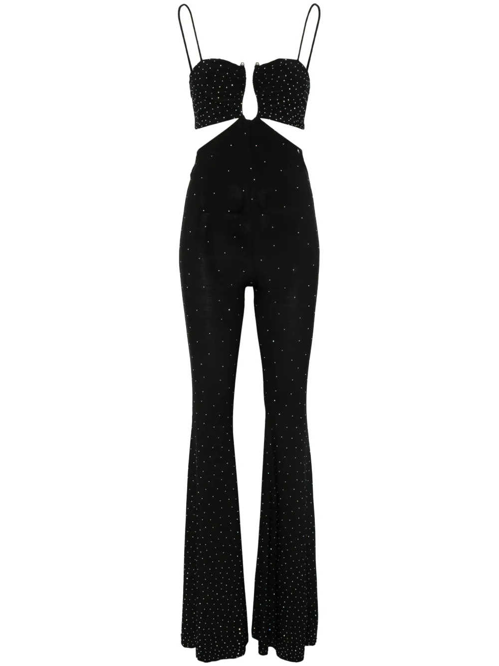 NISSA Macacão com strass | Preto | Image 1