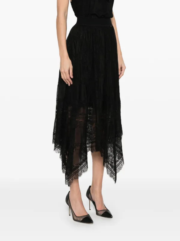 NISSA lace midi skirt