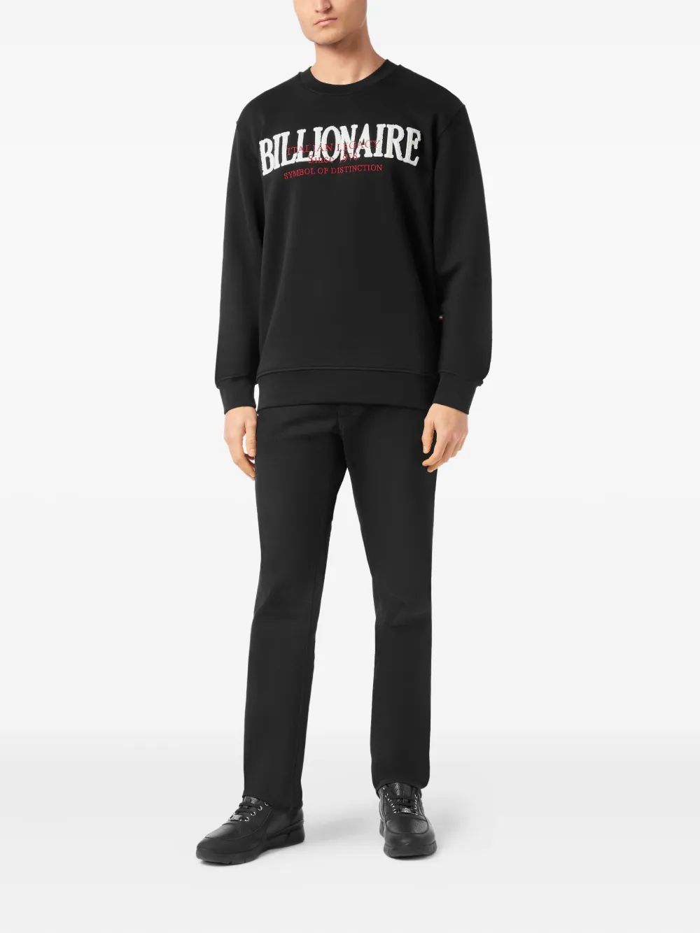 Billionaire Sweater met ronde hals - Zwart