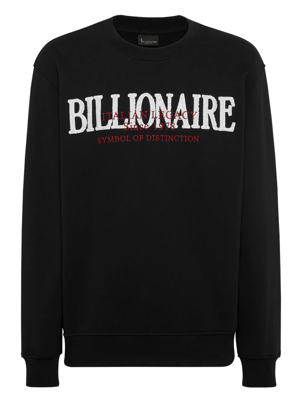 Billionaire sweat à encolure ronde | noir | Image 1