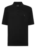 Billionaire short-sleeve ribbed polo shirt - Black