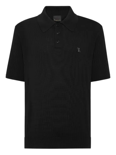 Billionaire polo à design nervuré