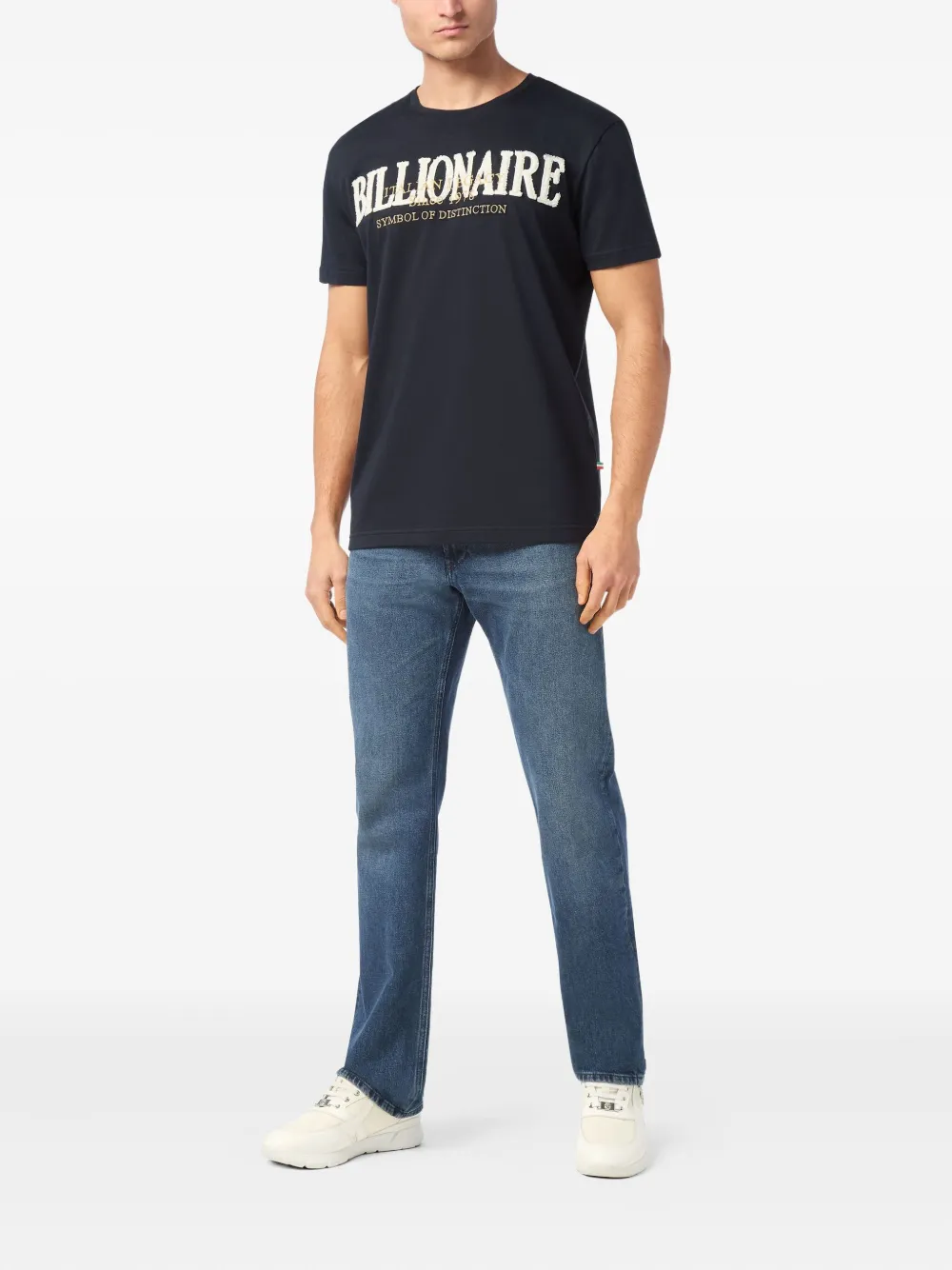 Billionaire T-shirt met ronde hals - Blauw