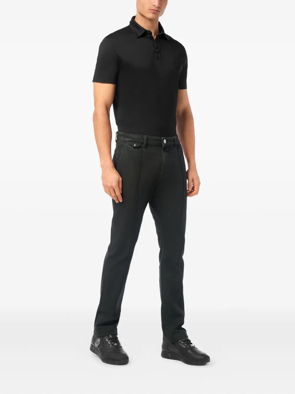 Billionaire Jeans met knoopsluiting - Zwart