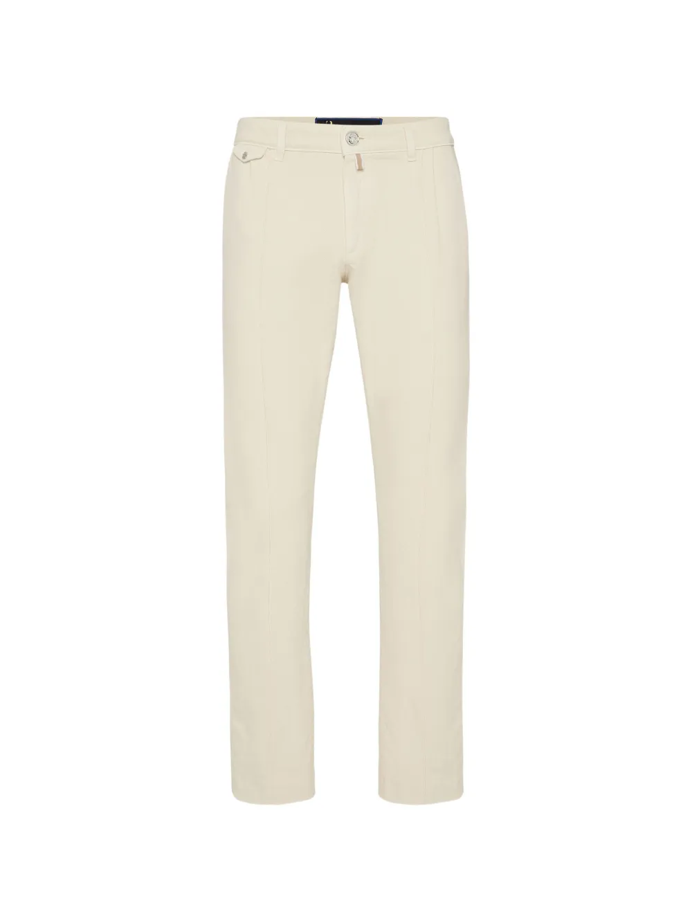 Billionaire button-fastening waistband jeans