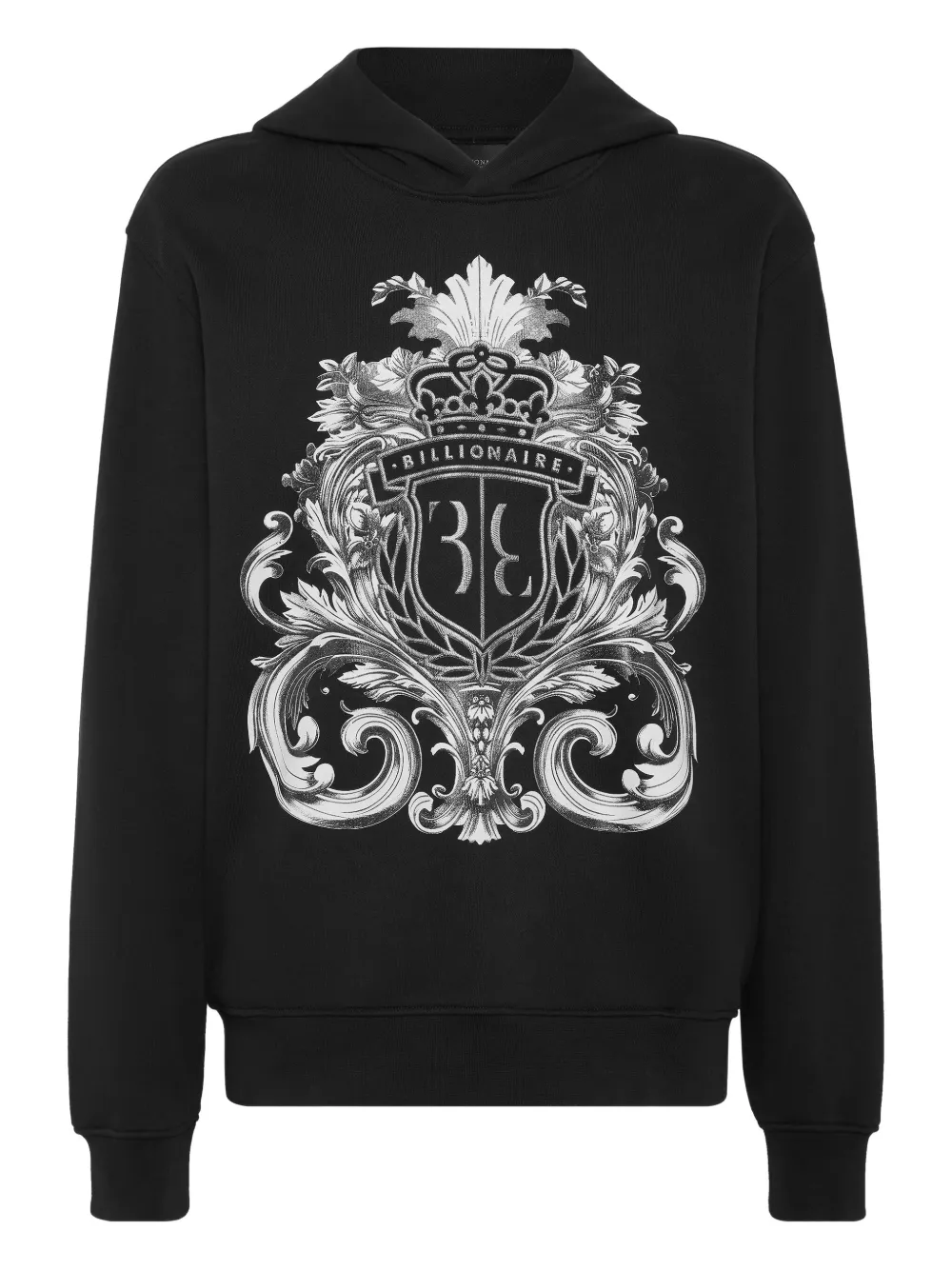 Billionaire hoodie con logo estampado | negro | Image 1