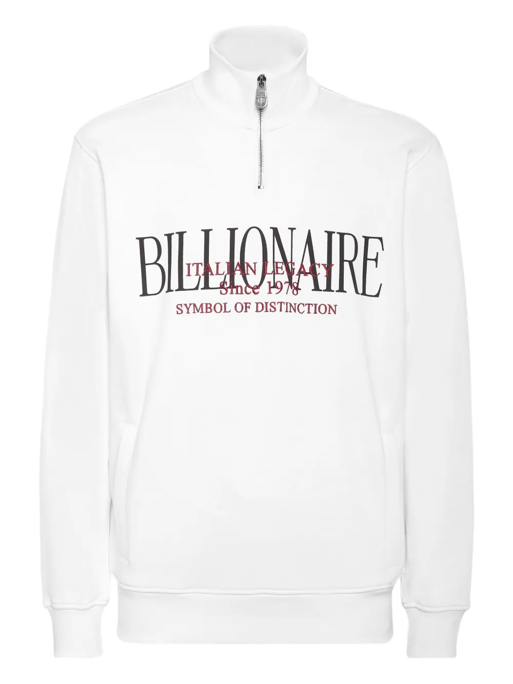 Billionaire logo-print sweatshirt | blanco | Image 1