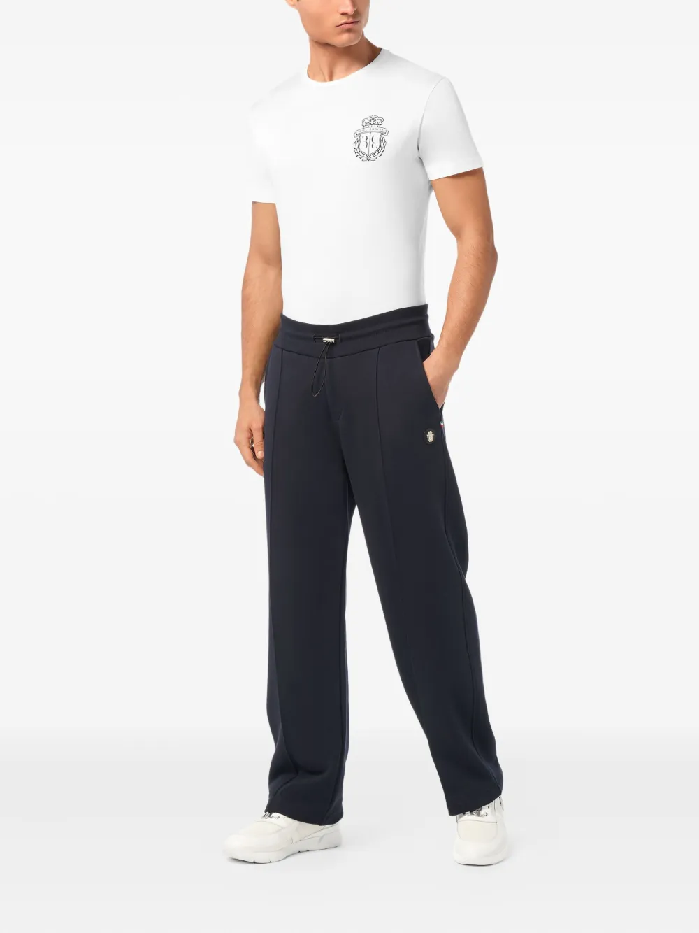 Billionaire Trainingsbroek met geborduurd logo - Blauw