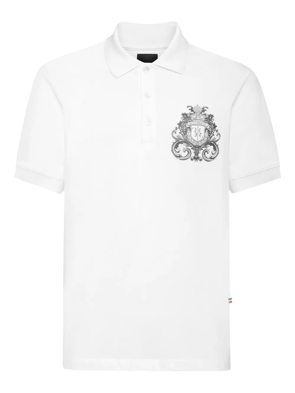 emblem-embroidered polo shirt