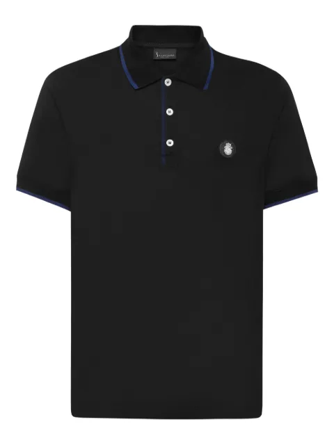 Billionaire contrast-trim polo shirt