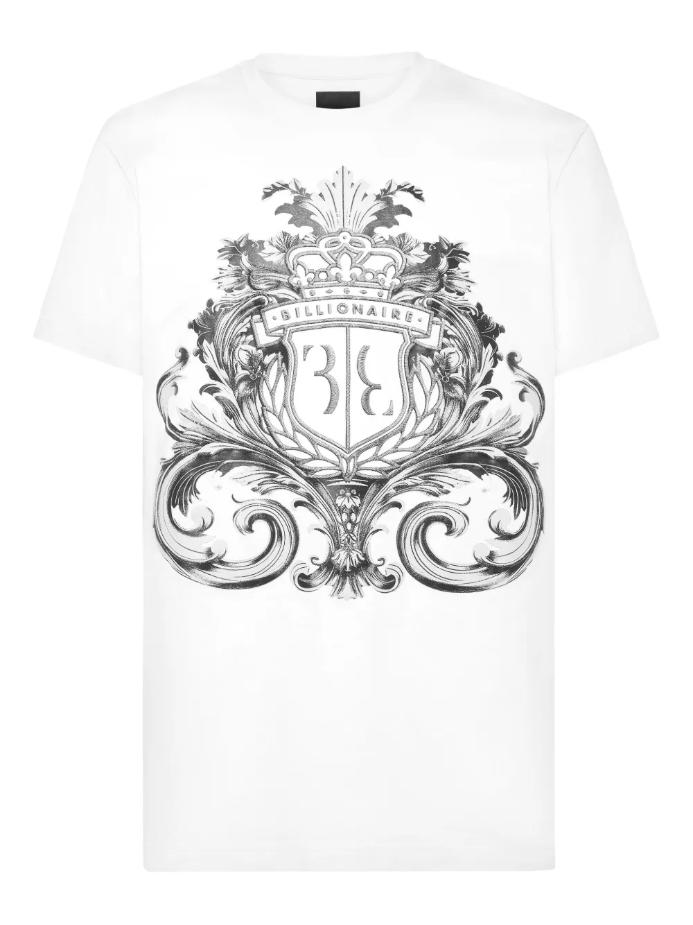 Billionaire crest-print T-shirt | White | Image 1