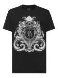 Billionaire crest-print T-shirt - Black