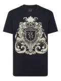 Billionaire crest-print T-shirt - Blue