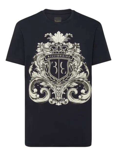 Billionaire crest-print T-shirt