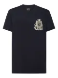 Billionaire crest-print T-shirt - Blue