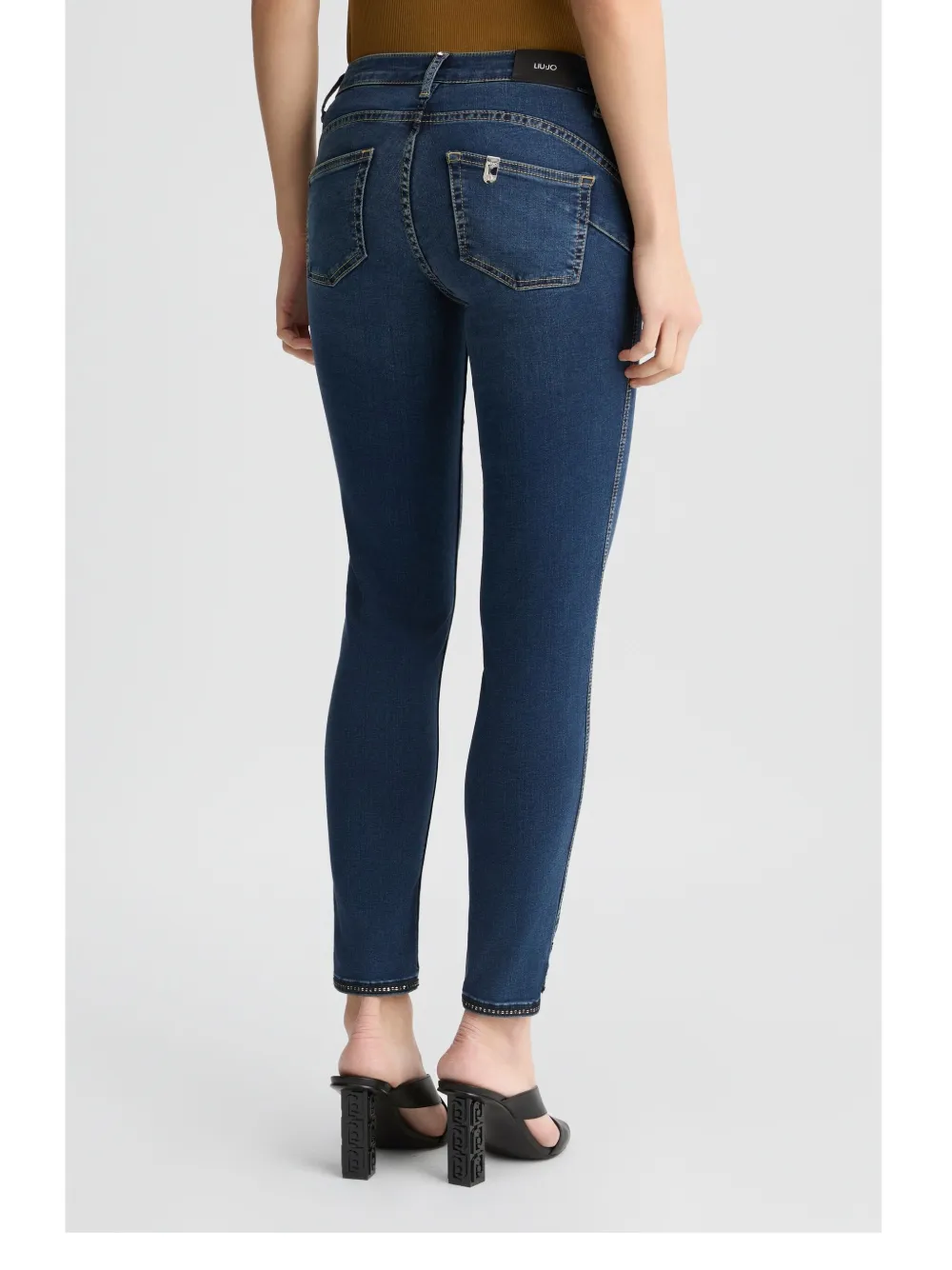 Shop Liu •jo Skinny Jeans In Blue