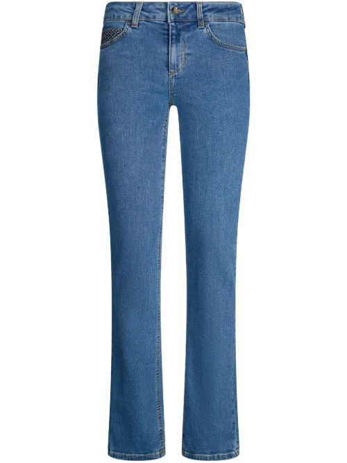 LIU JO jean à ornements - Bleu - LIU JO - Modalova