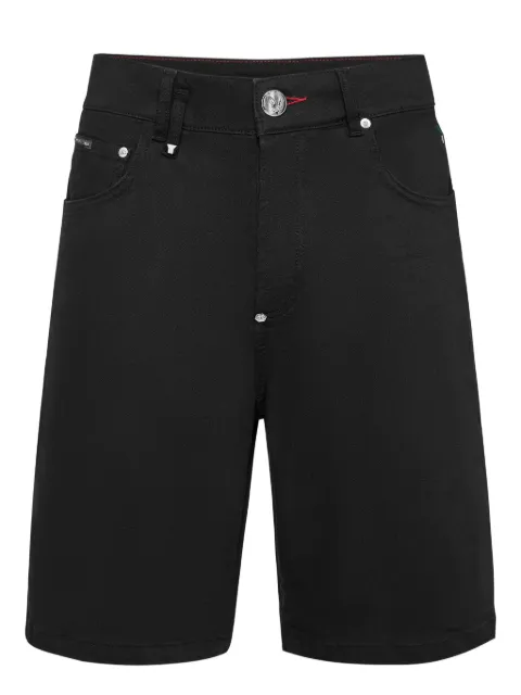 Philipp Plein Formentera Skull denim shorts