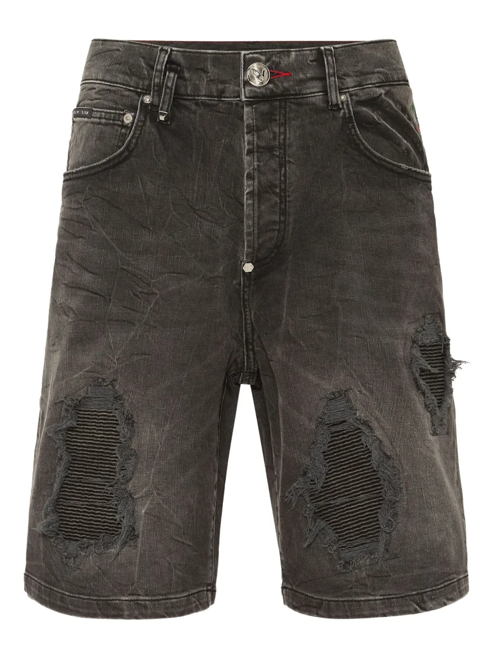 Philipp Plein Distressed Shorts