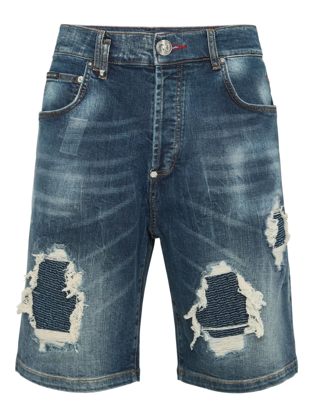 Philipp Plein Distressed Shorts