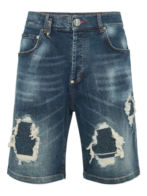 Philipp Plein distressed shorts