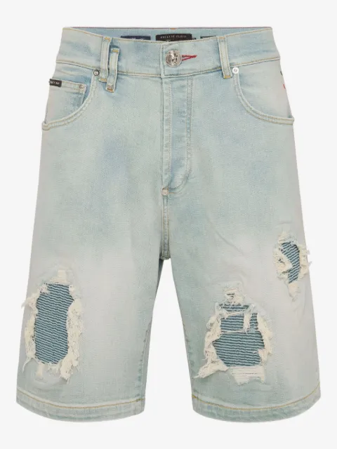Philipp Plein distressed shorts