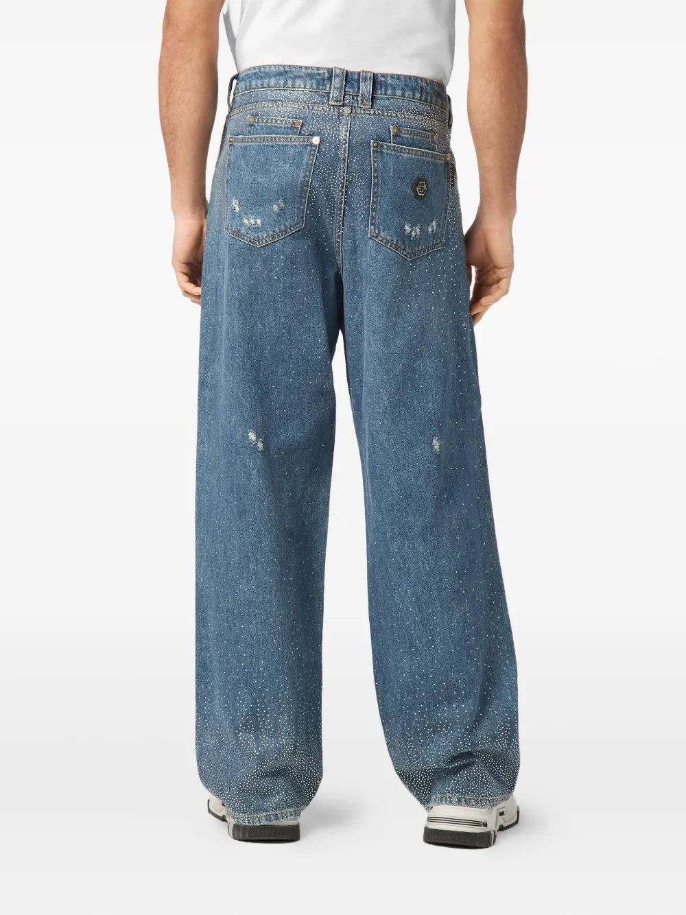 Philipp Plein Beach Boy jeans Blauw