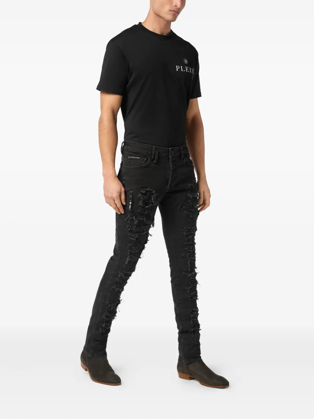 Philipp Plein Rock Star jeans Zwart
