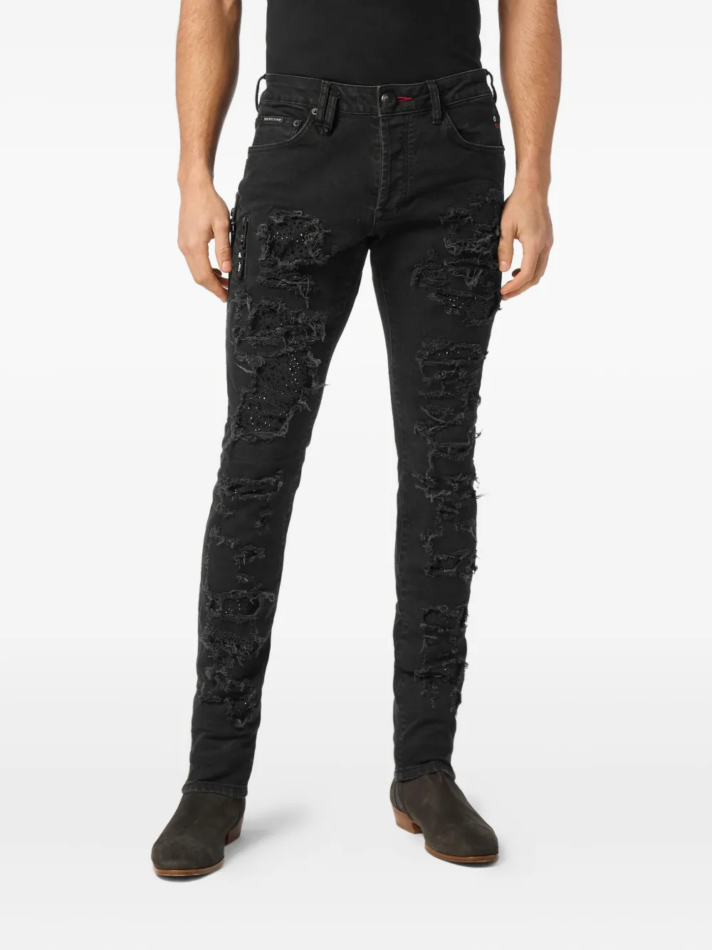 Philipp Plein Rock Star jeans Zwart
