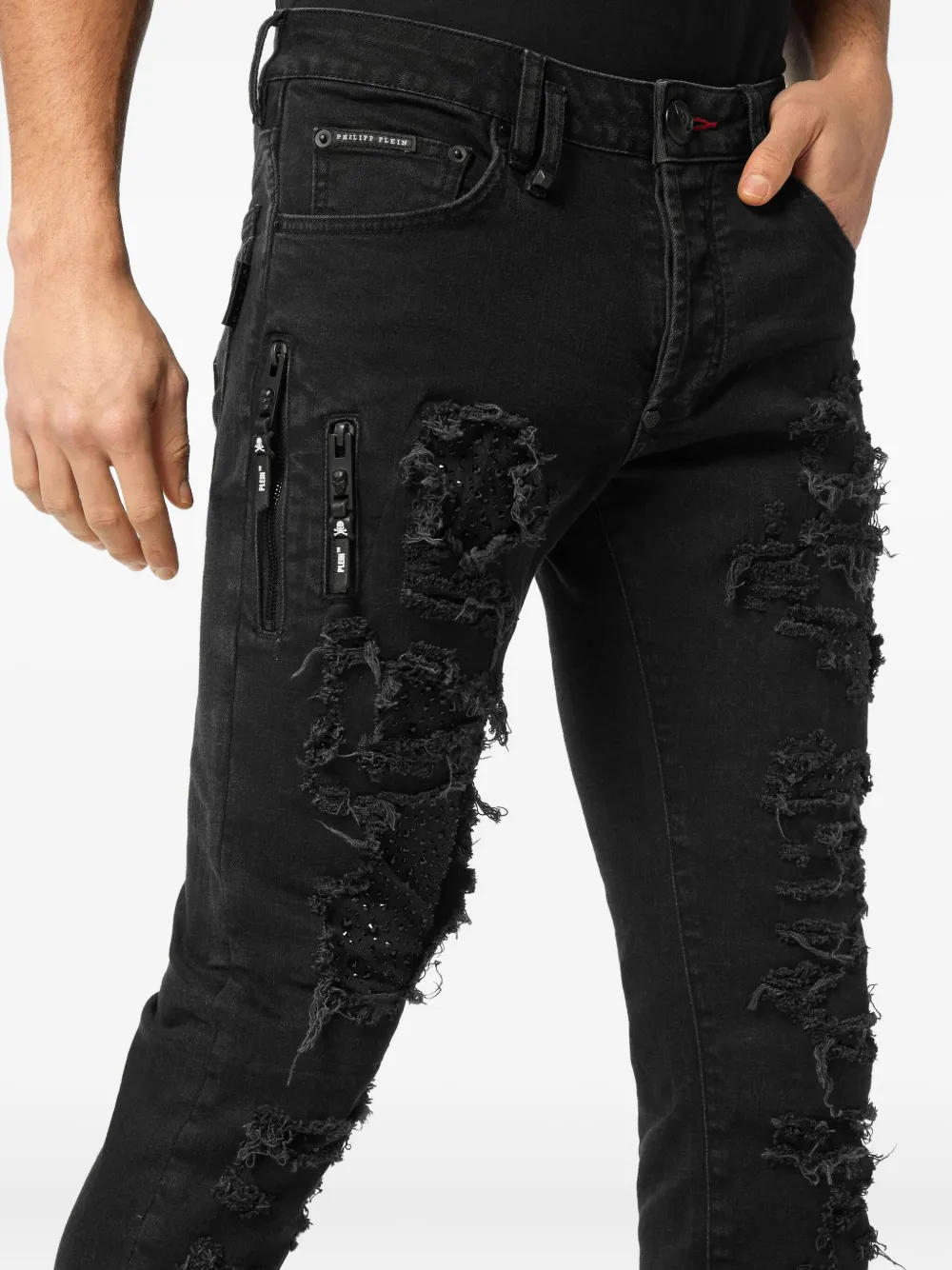 Philipp Plein Rock Star jeans Zwart