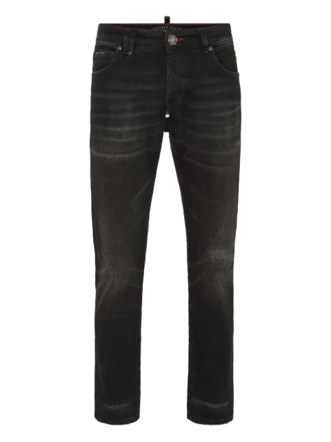 Philipp Plein logo-patch skinny jeans